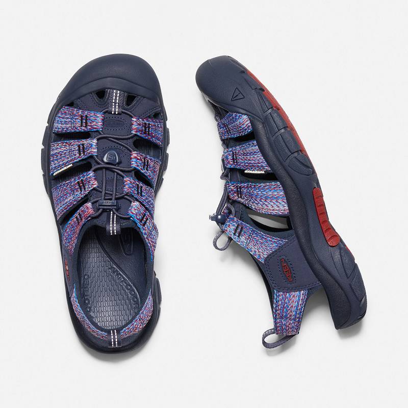 Keen Newport H2 Trekkingsandalen Herren DE-06821 Navy/Red - Keen Herrenschuhe Navy